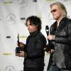 Daryl Hall et John Oats du groupe Hall and Oats lors de la 29eme édition du Rock and Roll Hall of Fame à New York le 10 avril 2014