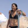 Exclusif - L'actrice Michelle Rodriguez en vacances à Formentera, le 9 août 2015.