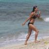 Exclusif - Michelle Rodriguez en vacances avec Mohammed Al Turki et d'autres amis à Formentera, le 9 août 2015.