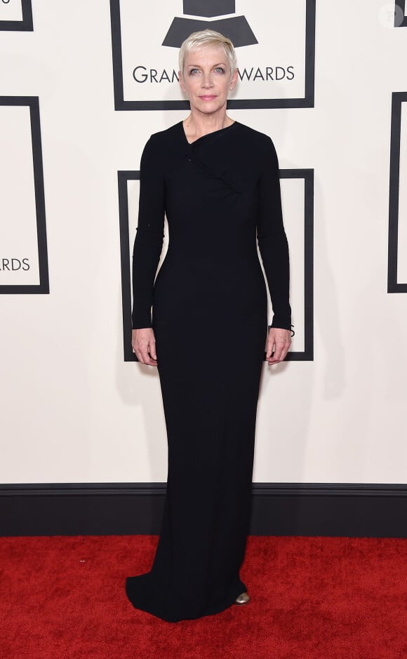 Annie Lennox - 57ème soirée annuelle des Grammy Awards au Staples Center à Los Angeles, le 8 février 2015.