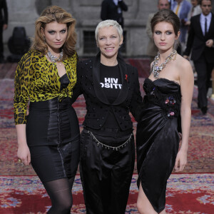 Lola et Annie Lennox pour les 20 ans de Dolce & Gabbana à Milan, le 19 juin 2010