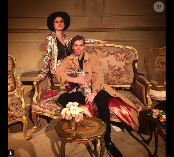 Tali Lennox et Ian Jones / photo postée sur le compte Instagram de la fille d'Annie Lennox.