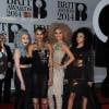 Little Mix - Soirée des "Brit Awards 2014" en partenariat avec MasterCard à Londres, le 19 février 2014. 