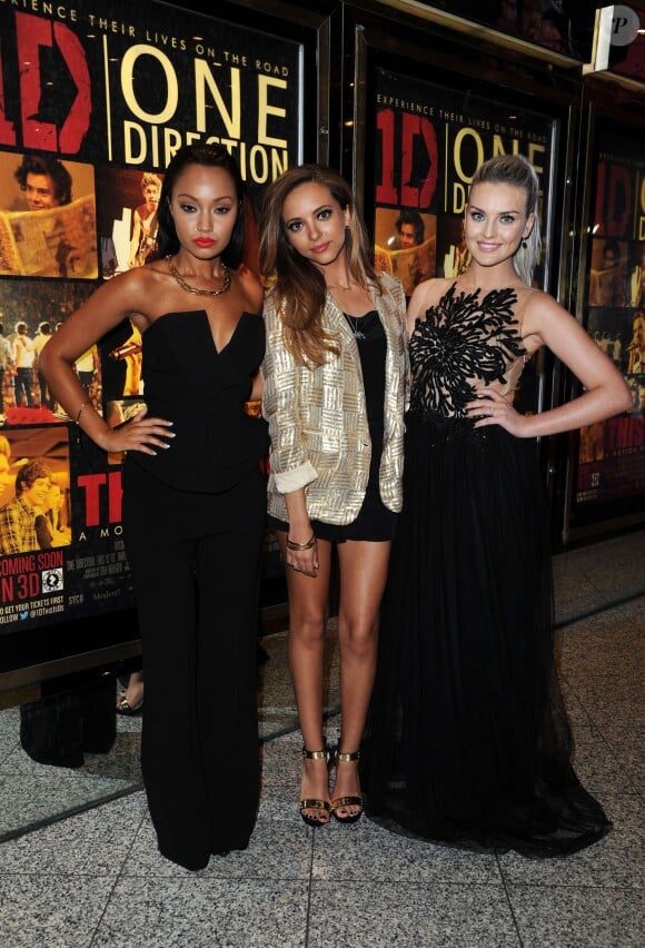 Jade Thirwall, Leigh-Anne Pinnock, Perrie Edwards from Little Mix - Premiere du film "One Direction : This Is Us" a Londres, le 20 aout 2013. 