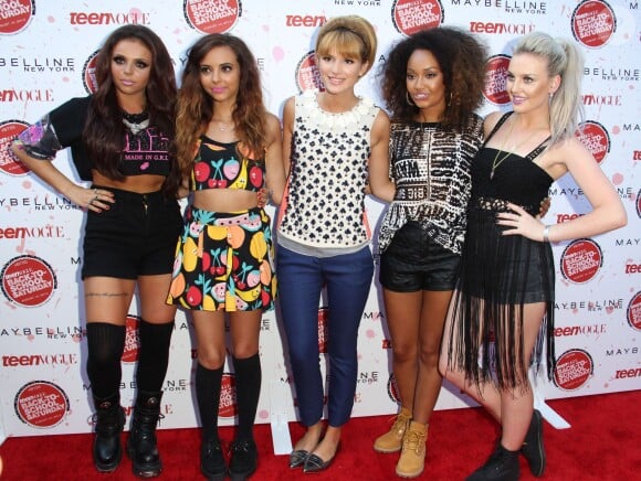 Le groupe Little Mix - Evenement "Teen Vogue Back To School" a Los Angeles, le 9 aout 2013. 