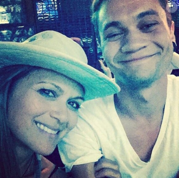 Nia Peeples et son fils Christopher, sur Instagram. Août 2015