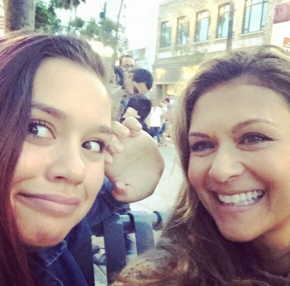 Nia Peeples et sa fille Sienna, à Santa Monica. Juin 2015