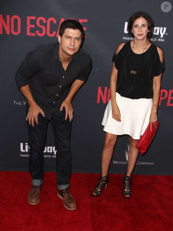 Ken Marino, Michaela Watkins - Avant-première du film "No Escape" à Los Angeles, le 17 août 2015.