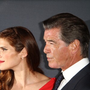 Lake Bell, Pierce Brosnan - Avant-première du film "No Escape" à Los Angeles, le 17 août 2015.