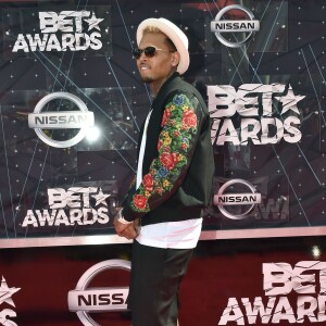 Chris Brown - People aux BET Awards 2015 à Los Angeles le 28 juin 2015.  