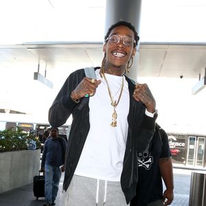 Wiz Khalifa sur son phunkeeduck à l'aéroport de Los Angeles, le 18 août 2015. 