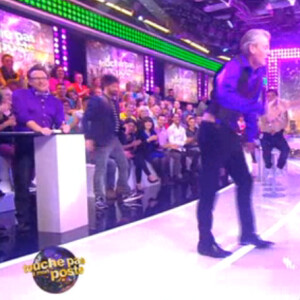 Le twerk de Nabilla et Gilles Verdez dans TPMP, le 5 novembre. Séquence à l'origine de la dispute qui a dégénéré entre la belle et Thomas Vergara, dans la nuit du 6 au 7 novembre 2014