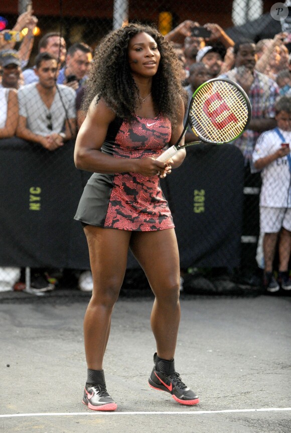 Serena Williams à New York le 24 août 2015.