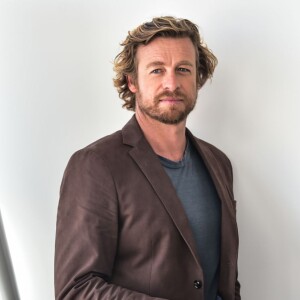 Simon Baker - People sur la plage du Majestic 68 lors du 68e Festival International du Film de Cannes, le 16 mai 2015.