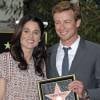 Robin Tunney, Simon Baker - Simon Baker reçoit son étoile sur le Walk of Fame à Hollywood le 14 fevrier 2013.