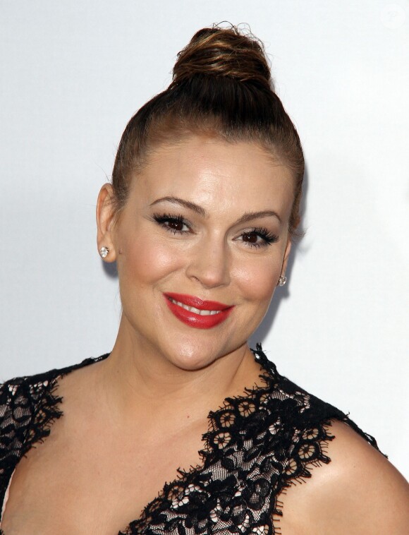 Alyssa Milano - Avant-première du film "Get Hard" à Hollywood, le 25 mars 2015.