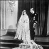 Mariage de la reine Elizabeth II et du prince Philip duc d'Edimbourg en 1947