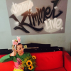 Miley Cyrus est l'invitée de l'émission de Jimmy Kimmel / photo postée sur le compte Instagram de la chanteuse au mois d'août 2015.