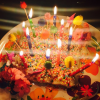 Miley Cyrus a cuisiné un gâteau d'anniversaire végétarien pour son père / photo postée sur le compte Instagram de la chanteuse au mois d'août 2015.