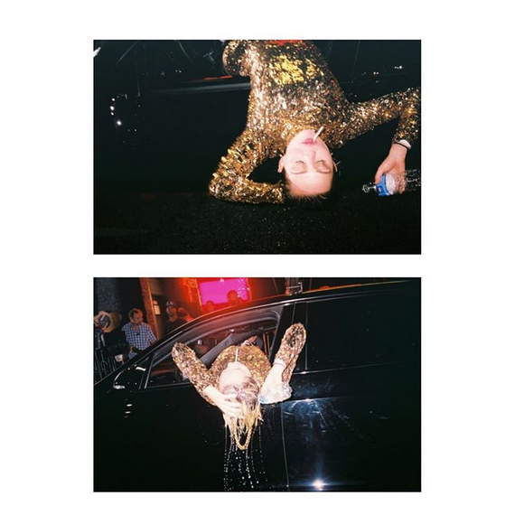 Miley Cyrus / photo postée sur le compte Instagram de la chanteuse au mois d'août 2015.