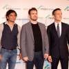 Night Shyamalan, Matt Dillon, Hernan Lopez - Photocall lors de la soirée du Mipcom à l'hôtel Martinez à Cannes, le 13 octobre 2014.
