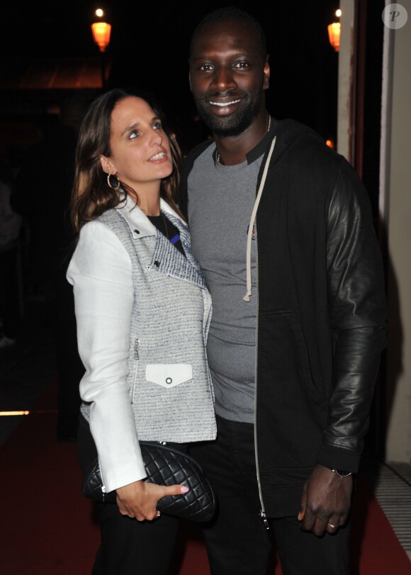 Omar Sy et sa femme Hélène - Soirée pour la sortie du jeu "Fifa 14" à Paris. Le 23 septembre 2013