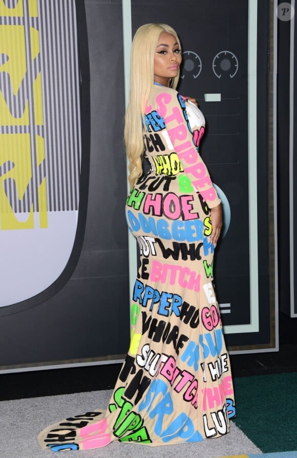 Blac Chyna assiste aux MTV Video Music Awards 2015 au Microsoft Theater. Los Angeles, le 30 août 2015.