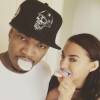 Ne-Yo et sa fiancée Crsytal sur Instagram. Juillet 2014