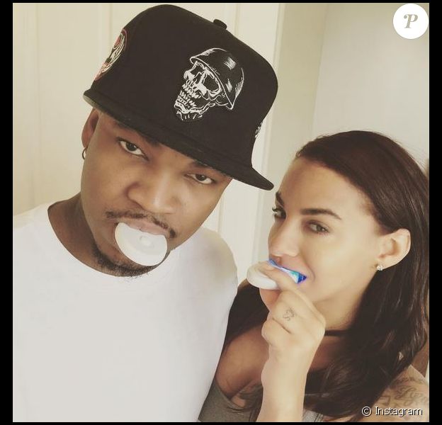 Ne-Yo et sa fiancée Crsytal sur Instagram. Juillet 2014
