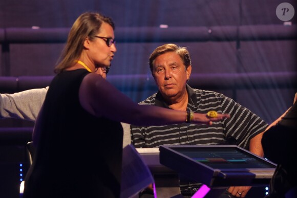 Exclusif - Photo d'ambiance, lors des répétitions de l'émission spéciale des 15 ans de Qui veut gagner des millions ? (tournage le lundi 31 août 2015, diffusion le samedi 5 septembre 2015 à 20h55 sur TF1).