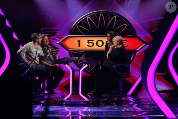 Exclusif - Photo d'ambiance, lors des répétitions de l'émission spéciale des 15 ans de Qui veut gagner des millions ? (tournage le lundi 31 août 2015, diffusion le samedi 5 septembre 2015 à 20h55 sur TF1).