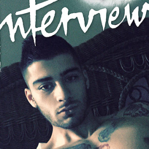 Zayn Malik en couverture du nouveau numéro du magazine Interview.