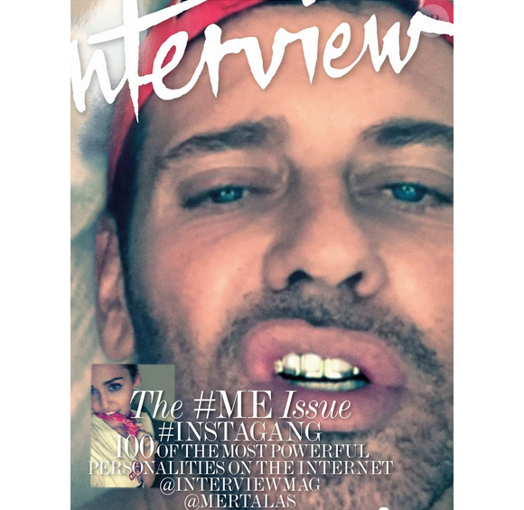Mert Alas en couverture du nouveau numéro du magazine Interview.
