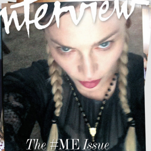 Madonna en couverture du nouveau numéro du magazine Interview.