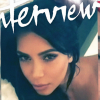 Kim Kardashian en couverture du nouveau numéro du magazine Interview.