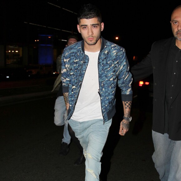 Zayn Malik - Kylie Jenner fête ses 18 ans avec sa famille et ses amis à West Hollywood, le 9 août 2015.