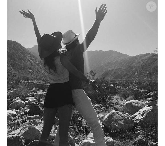 Nikki Reed et son mari Ian Somerhalder / photo postée sur le compte Instagram de l'actrice américaine.
