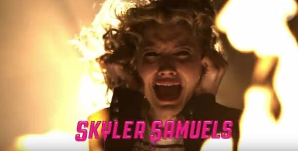 Skyler Samuels dans le générique crédit de Scream Queens