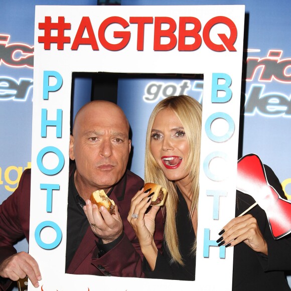 Heidi Klum, Howie Mandel - Soirée de l'émission "America's Got Talent" Saison 10 et évènement BBQ à New York, le 2 septembre 2015.