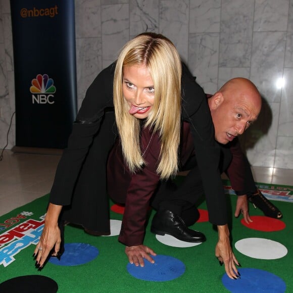 Heidi Klum, Howie Mandel - Soirée de l'émission "America's Got Talent" Saison 10 et évènement BBQ à New York, le 2 septembre 2015.