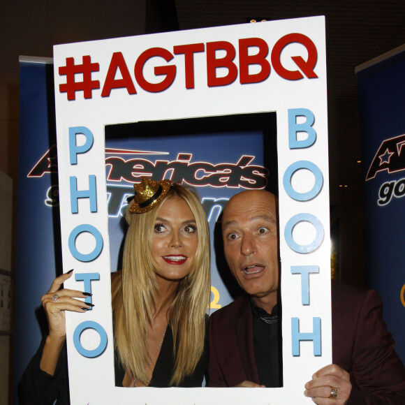 Heidi Klum, Howie Mandel - Soirée de l'émission "America's Got Talent" Saison 10 et évènement BBQ à New York, le 2 septembre 2015.