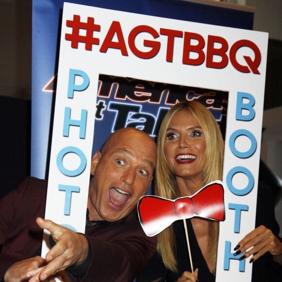 Heidi Klum, Howie Mandel - Soirée de l'émission "America's Got Talent" Saison 10 et évènement BBQ à New York, le 2 septembre 2015.