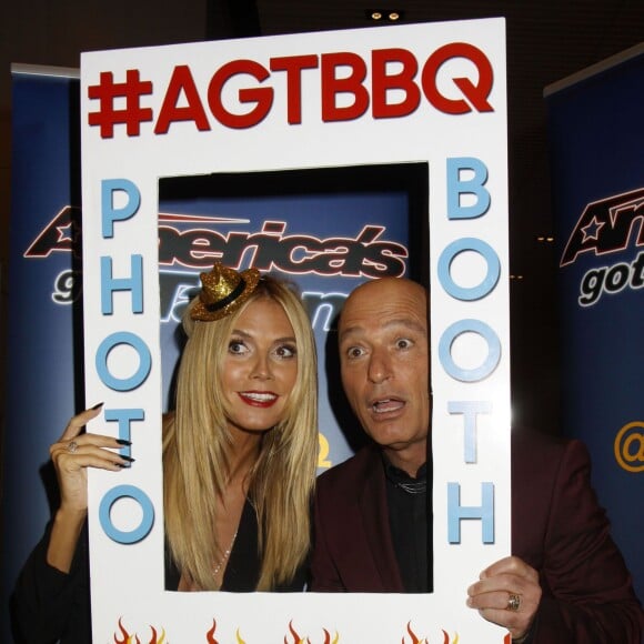 Heidi Klum, Howie Mandel - Soirée de l'émission "America's Got Talent" Saison 10 et évènement BBQ à New York, le 2 septembre 2015.