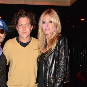 Heidi Klum et Vito Schnabel - Soirée Baron Pop Up pendant la fashion week de Milan le 19 septembre 2014