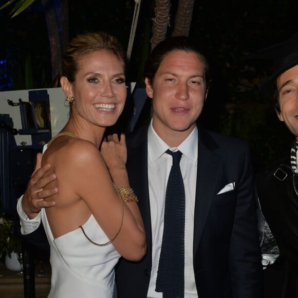 Heidi Klum et son compagnon Vito Schnabel - Soirée "Puerto Azul Experience" lors du 67ème festival de Cannes le 21 mai 2014.