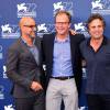 Stanley Tucci, Thomas McCarthy, Mark Ruffalo - Photocall de Spotlight au 72e festival international du film de Venise, la Mostra le 3 septembre 2015