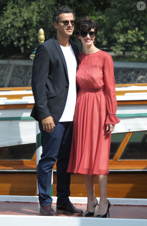 Paz Vega et son mari Orson Salazar posent à l'Hôtel Excelsior de Venise pendant la Mostra, le 72e festival international du film le 3 septembre 2015
