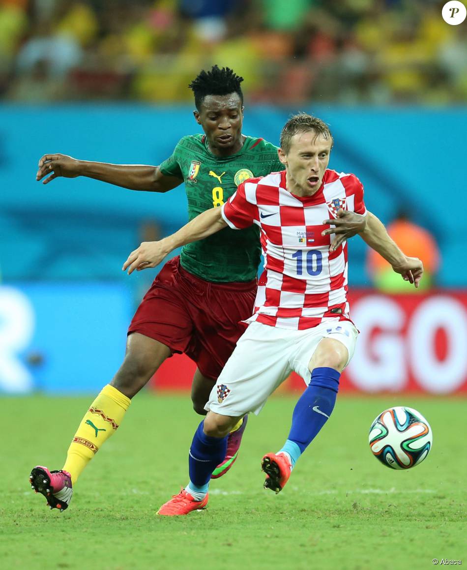 Luka Modric lors du match de Coupe du monde entre le Cameroun et la