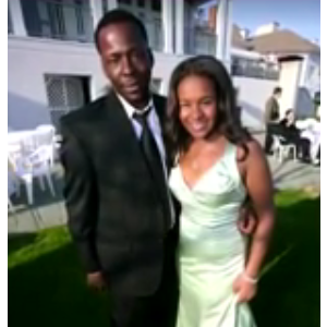 Bobbi Kristina à un mariage / capture d'écran de la vidéo hommage postée sur le Facebook de Tyler Perry.