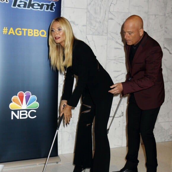 Heidi Klum, Howie Mandel - Soirée de l'émission "America's Got Talent" Saison 10 et évènement BBQ à New York, le 2 septembre 2015.